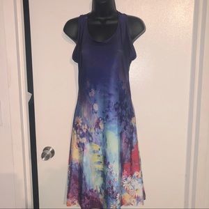 Racerback print dress Size L